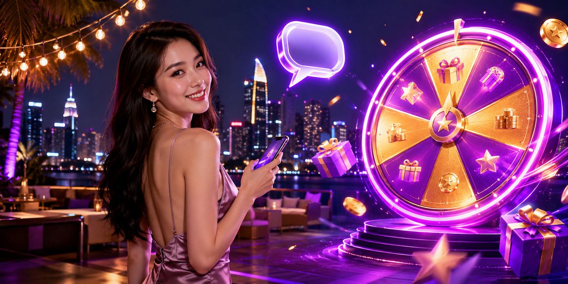 Khu vực casino phát sáng tại TP Hồ Chí Minh
